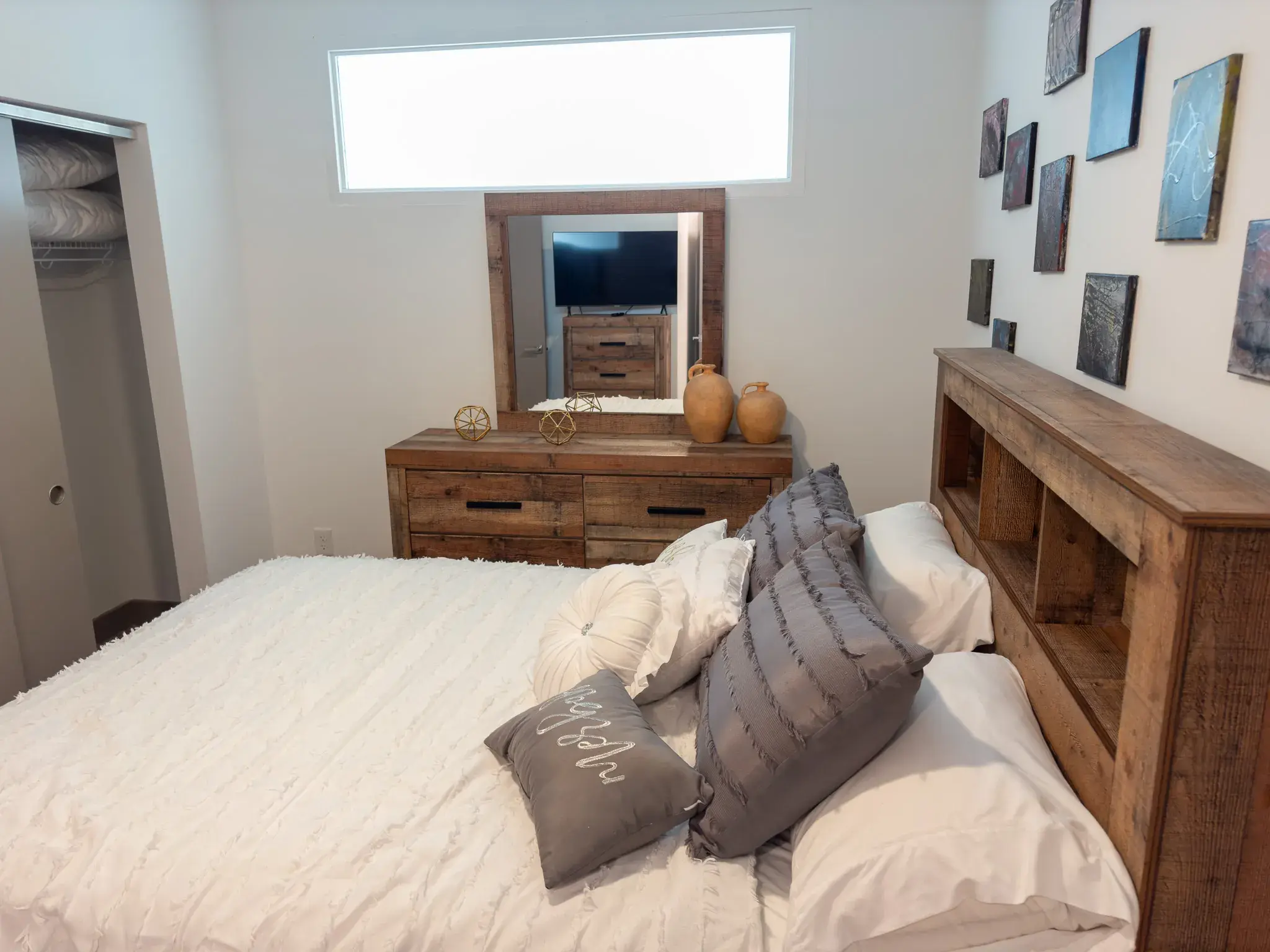 Bedroom with natural light
