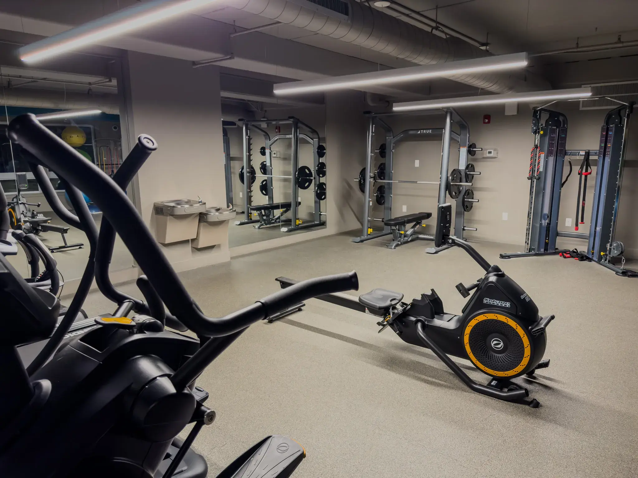 24-hour fitness center