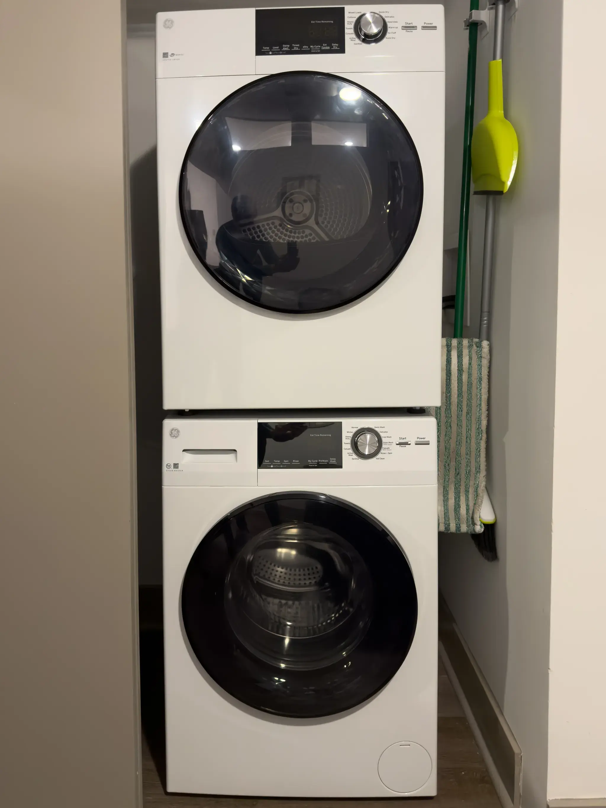 In-unit washer and dryer