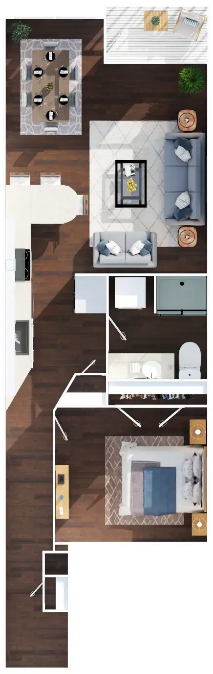 The Oasis floor plan layout